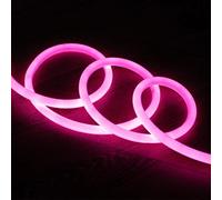 Ruban Led Néon Dimmable 220v Rose Circulaire 360 9w/M Coupe 100cm Ip67 Sur Mesure 3 M