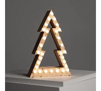 Ledkia Sapin de Noël LED Bois