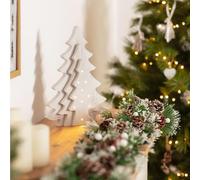 Ledkia Sapin de Noël LED Bois - Blanc