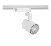 Ledkia Spot à Douille sur Rail Monophasé Jiuk à Ampoule GU10 Noir