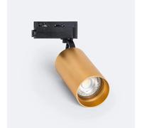 Ledkia Spot à Douille sur Rail Monophasé Lux pour Ampoule GU10 Or