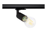 Ledkia Spot à Douille sur Rail Triphasé Oasis pour Ampoule E27 Blanc