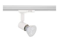 Ledkia Spot à Douille sur Rail Triphasé Oasis pour Ampoule GU10 Noir