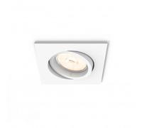 Ledkia Spot Downlight Carré Donegal Nickel