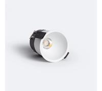 Ledkia Spot Downlight LED 10W Coupe Ø 63 mm Deep 2700K Noir Blanc chaud