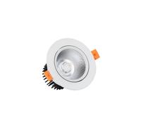 Ledkia Spot Downlight LED 12W Rond Dimmable COB CRI90 Coupe Ø 90 mm 5000K Blanc froid