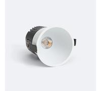 Ledkia Spot Downlight LED 24W Coupe Ø 90 mm Deep 2700K Noir Blanc chaud