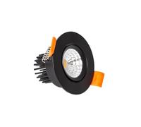 LEDKIA Spot Downlight LED 5W Rond COB CRI90 Coupe Ø 55 mm Noir No Flicker 4
