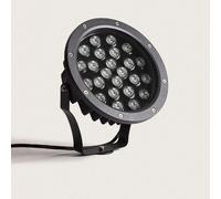 Ledkia Spot Extérieur LED 24W IP67 Colmar sur Piquet 3000K Blanc chaud