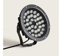 Ledkia Spot Extérieur LED 36W IP67 Colmar sur Piquet 3000K Blanc chaud
