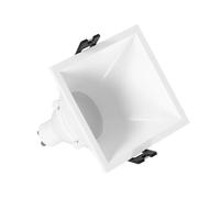 Ledkia Spot LED Downlight Carré 45º GU10 6W Coupe 85x85mm Faible UGR PC No Flicker 4000K