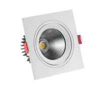 Ledkia Spot LED downlight carré - Blanc