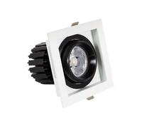 Ledkia Spot LED downlight carré - Blanc