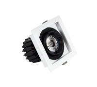 Ledkia Spot LED downlight carré - Blanc