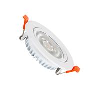 LEDKIA LIGHTING Spot Downlight LED 10W Rond COB CRI90 Slim Coupe Ø 90 mm No Flicker 4000K Blanc neutre