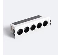 Spot Led Linéaire 7w Encastrable Catyo Cri90 Coupe 140x35 Mm 3000k Blanc Blanc Chaud