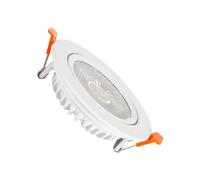 LEDKIA LIGHTING Spot LED Downlight Superslim COB Rond Orientable 15W Blanc CRI90 Expert Color No Flicker Coupe Ø 100mm No Flicker 4000K Blanc neutre