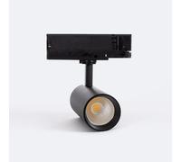 Ledkia Spot LED sur Rail Triphasé 20W Carlo Noir 5000K Blanc neutre