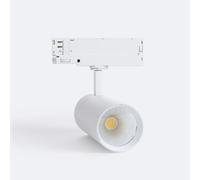 Ledkia Spot LED sur Rail Triphasé 30W Carlo CCT Sélectionnable Blanc 4000K - 5000K -