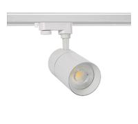 LEDKIA LIGHTING - Spot LED sur Rail Triphasé 30W | Dimmable | No Flicker | Angle Faisceau 36º | UGR 15 | COB Lumière Intégrée, Blanc Froid 5000K
