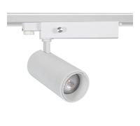 Ledkia Spot LED sur Rail Triphasé 30W Dimmable Wolf Multiangle 15-60º Blanc 3000K Blanc