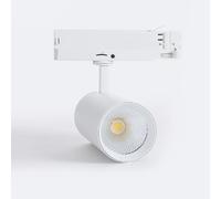 Ledkia Spot LED sur Rail Triphasé 40W Carlo CCT Sélectionnable Blanc 2700K - 3000K -