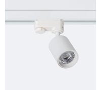 Ledkia Spot LED sur rail triphasé - Blanc