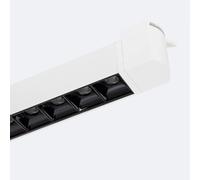 Ledkia Spot Linéaire LED sur Rail Triphasé 15W UGR13 3000K Blanc