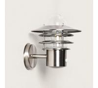 LEDKIA LIGHTING Applique Extérieure Acier Inoxydable Stage avec Capteur PIR Argent E27
