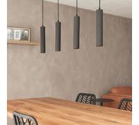 Ledkia Suspension 4 spots Breix - Noir