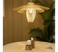 Ledkia Suspension Bambou Jiang Naturel
