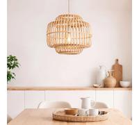Ledkia Suspension bambou Moruya - Bambou naturel