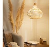 Ledkia Suspension Bambou Yantai Naturel