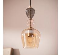 Ledkia Suspension Cailin métal et verre - Multicolore