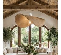 Ledkia Suspension Fibres Naturelles Devmani ILUZZIA L Textile naturel