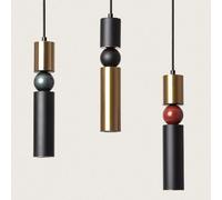 Ledkia Suspension Luyo métal et verre - Rouge