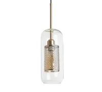 LEDKIA Suspension Métal et Verre Julieta Lungo Doré
