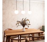 LEDKIA LIGHTING Suspension Métal et Verre Moonlight Brass 3 Spots Doré E27