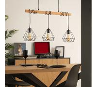 Ledkia Suspension Métal Sardo 3 Spots Blanc