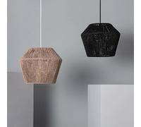 Ledkia Suspension papier tressé Sauki - Beige