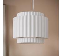 Ledkia Suspension plâtre Double Colum - Blanc