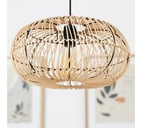 Ledkia Suspension rotin Arawa Viringo - Noir