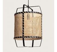 Ledkia Suspension Rotin Baco - Noir