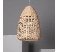 Ledkia Suspension Rotin Jinan - Blanc