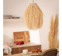 Ledkia Suspension rotin Kathu Manyoya - Beige