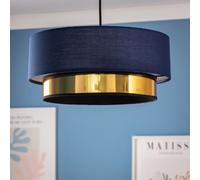 Ledkia Suspension textile Friedrich - Bleu