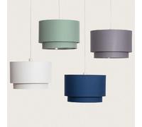 Ledkia Suspension Tissu Bello Duo Reflejo Gris