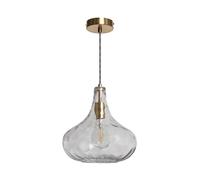 Ledkia Suspension Verre Tassel Or