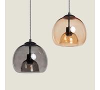 Ledkia Suspension Verre Vaca - Noir