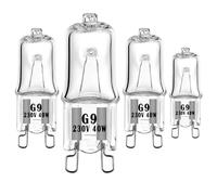 LEDLOCLB Ampoules Halogènes G9, 110V 230V Blanc Chaud Dimmable 2700 K 20W 40W 60W, Angle D'éclairage 360°,110V-60W,4 Pièces